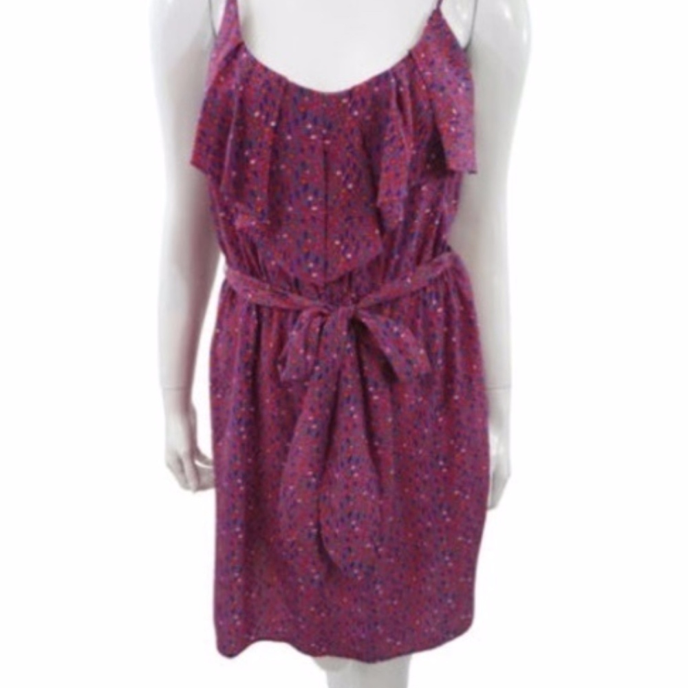 Rebecca Taylor floral ruffled silk dress - Picture 3 of 7